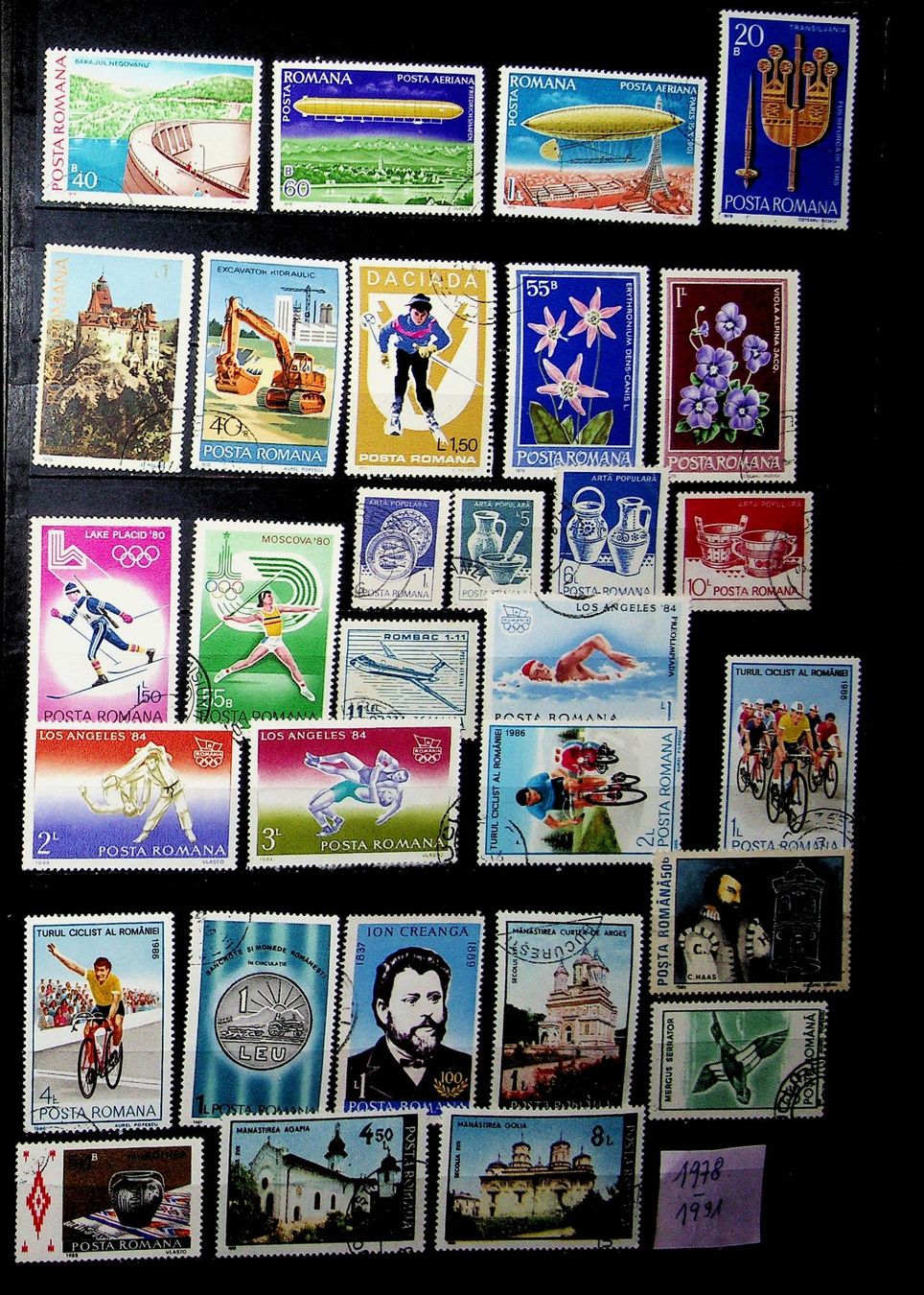Roumanie 10 timbres tableaux (Gebraucht) in Marly für CHF 0.5 – nur