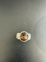 Ring mit Rauchquarz 925 Silber Gr 19 mm Olga Ribler