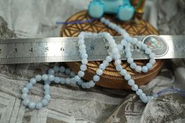 Aquamarin  4mm Facettiert       Kugel   Strang    ab  1.-