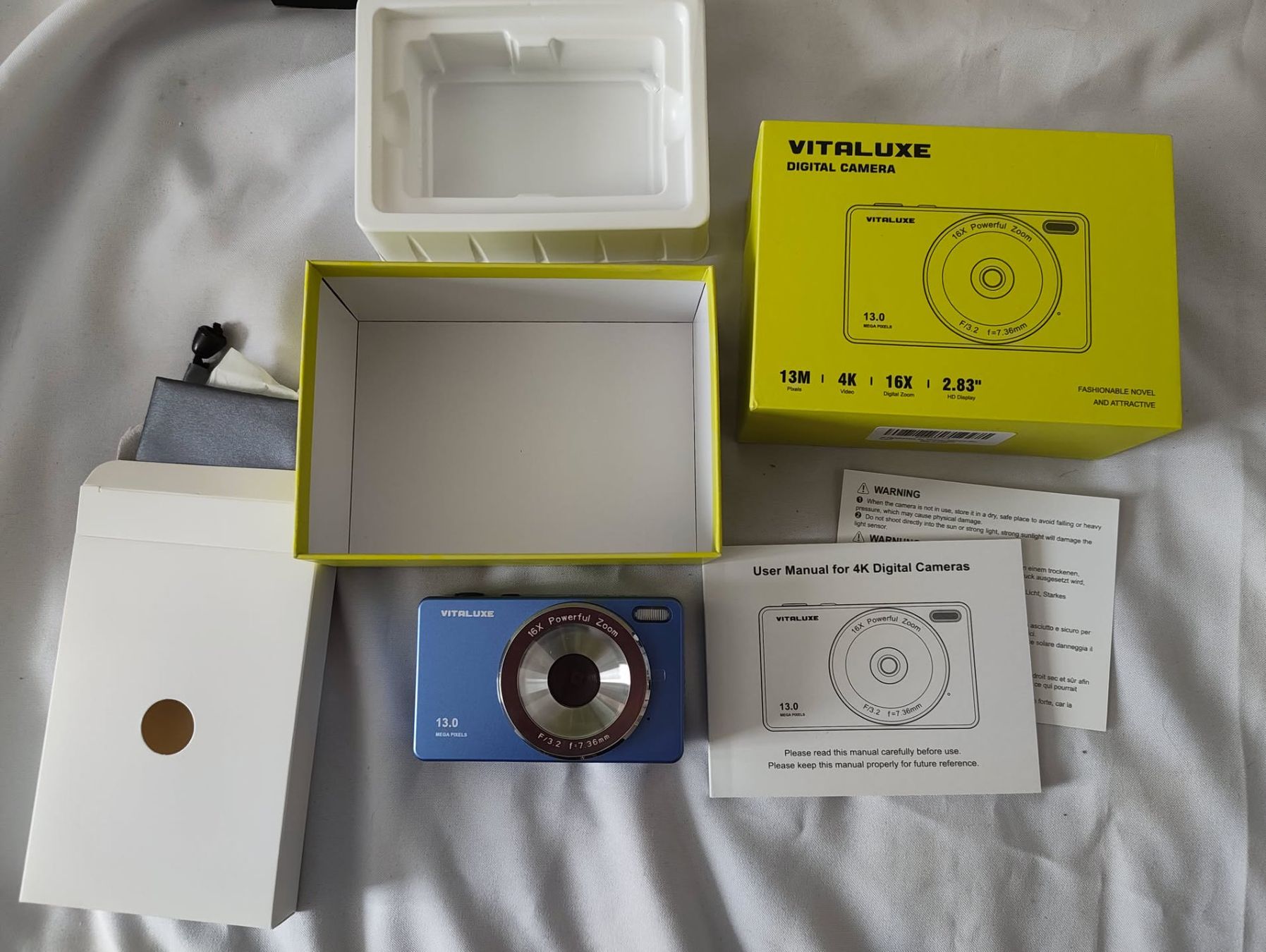 Fotocamera: Kinder-/Einsteigerkamera 4K/13MP – Nuovo e nell'imballaggio originale da St.Gallen venduto da becks0815