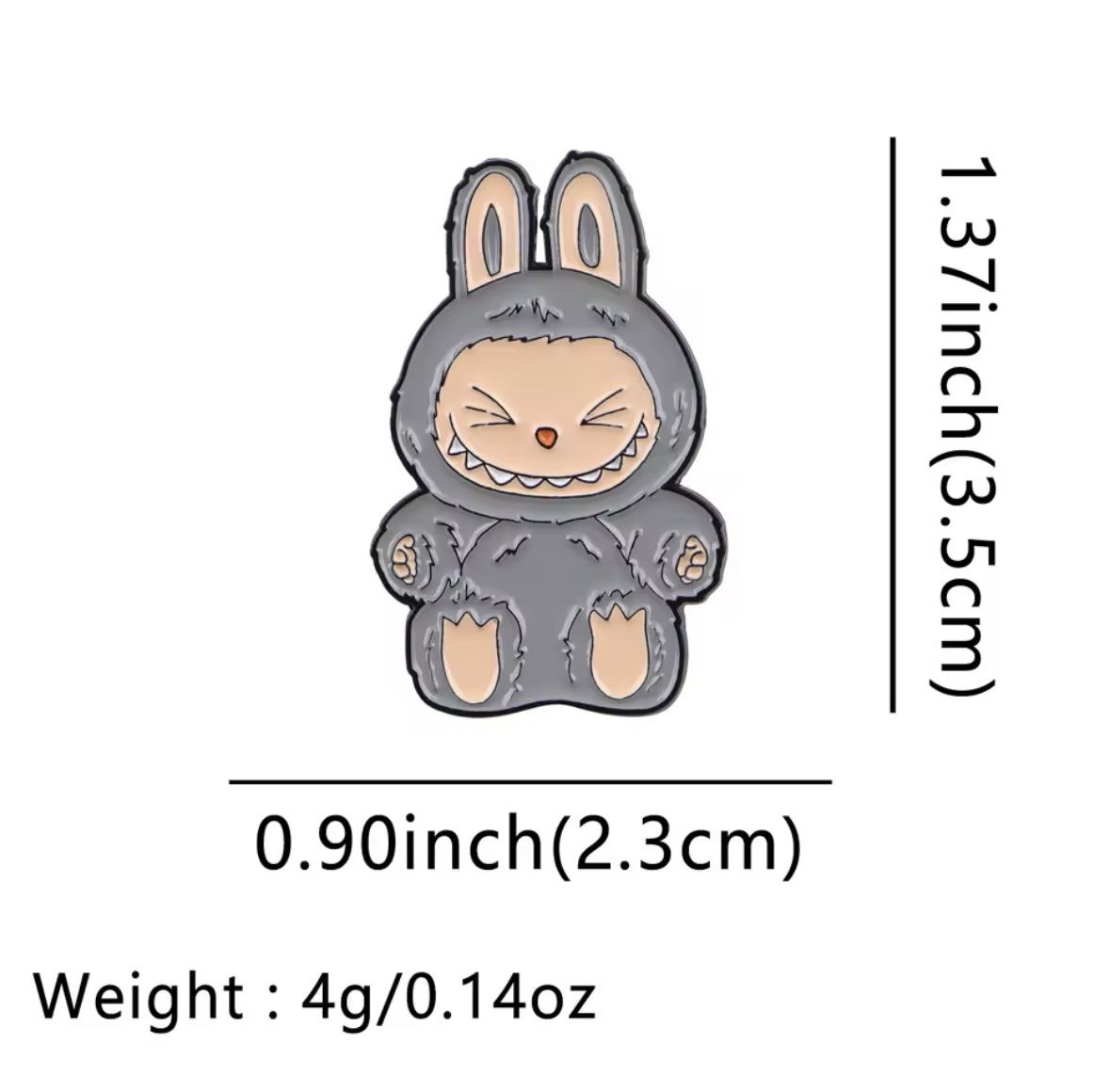 Plaketten & Abzeichen: Set, pins Labubu Style (7 pcs) – Neu und originalverpackt aus Collombey von Cards07 5