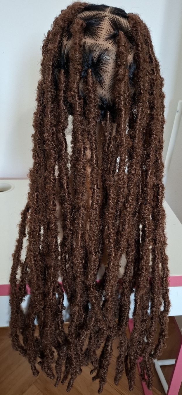 Parrucche: Brown Dreadlock Wig | Rasta Style | Handmade | Lace Front – Nuovo (secondo la descrizione) da Lausanne venduto da usa_xd5k 6