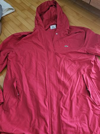 Lacoste Regenjacke Übergangsjacke rot Gr. 42
