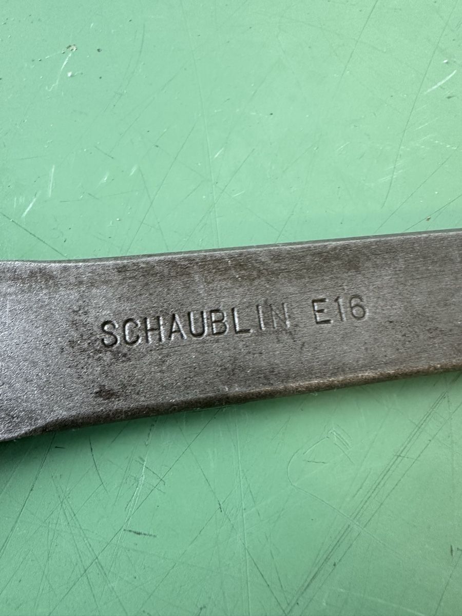 Schaublin Tutti gli attrezzi: Schaublin Spannschlüssel E16. – Usato da Aarberg venduto da SNMachines 1