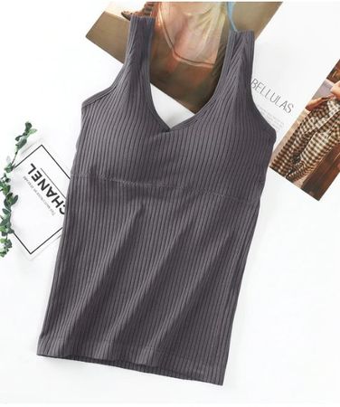 NEUES Top mit gepolstertem Brustbereich Gr. XS-M - 222580