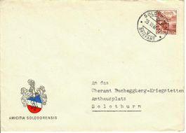 Brief, Amicitia Solodorensis - Solothurn 1948