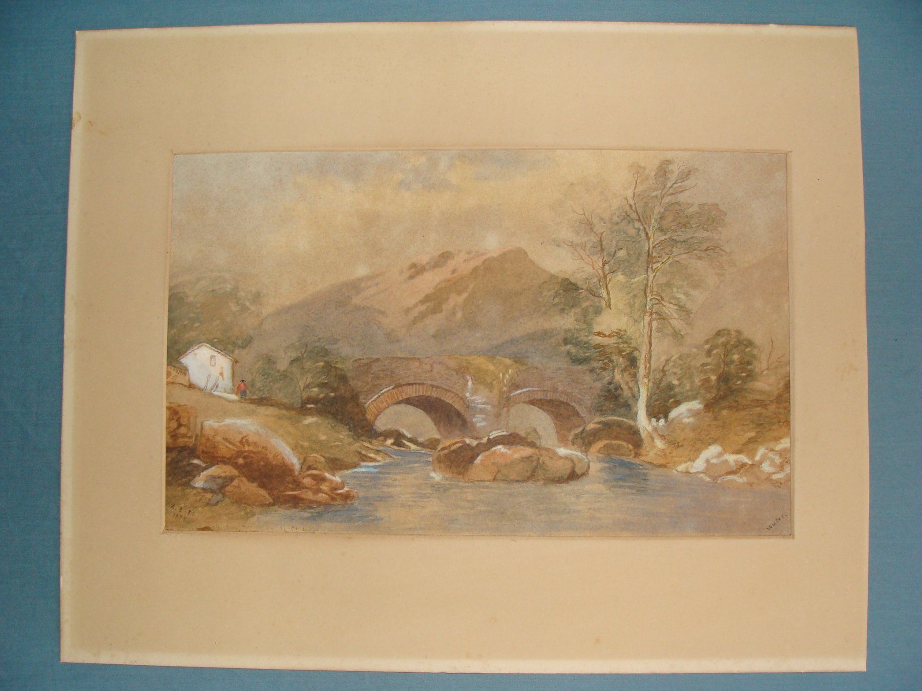 Dipinti: WALES ENGLAND GOUACHE 1879 – Usato da Bern venduto da zilicchio 1