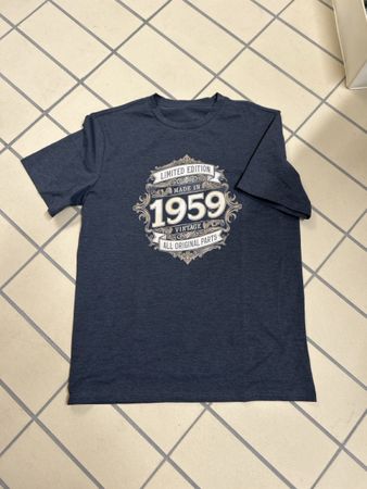 T Shirt 1959 Vintage Herren Neu
