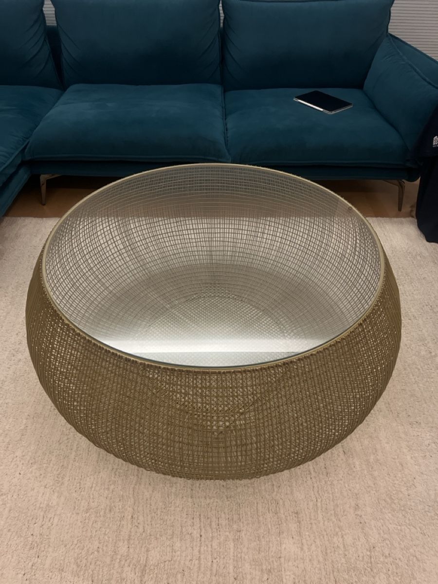 Tische: Runder Couchtisch (Glas & Metall) – Gebraucht aus Wädenswil von mic_rg7y 1