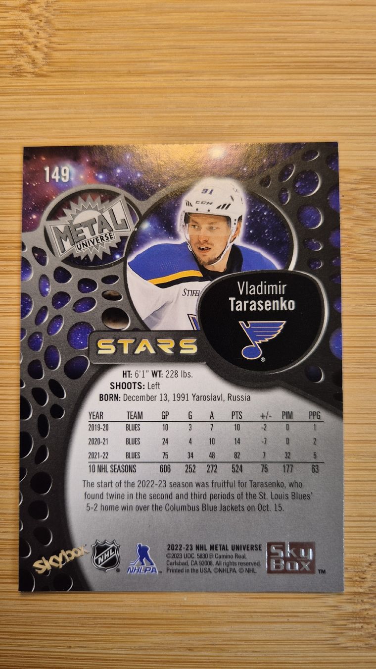 NHL Sammelbilder & Trading cards: NHL St. Louis Blues Vladimir Tarasenko – Gebraucht aus Bellach von paedu-1980 1