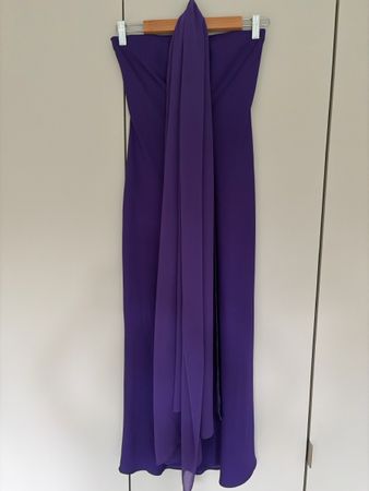 Kleid mit Schal lila Grösse XS Lady Pipa