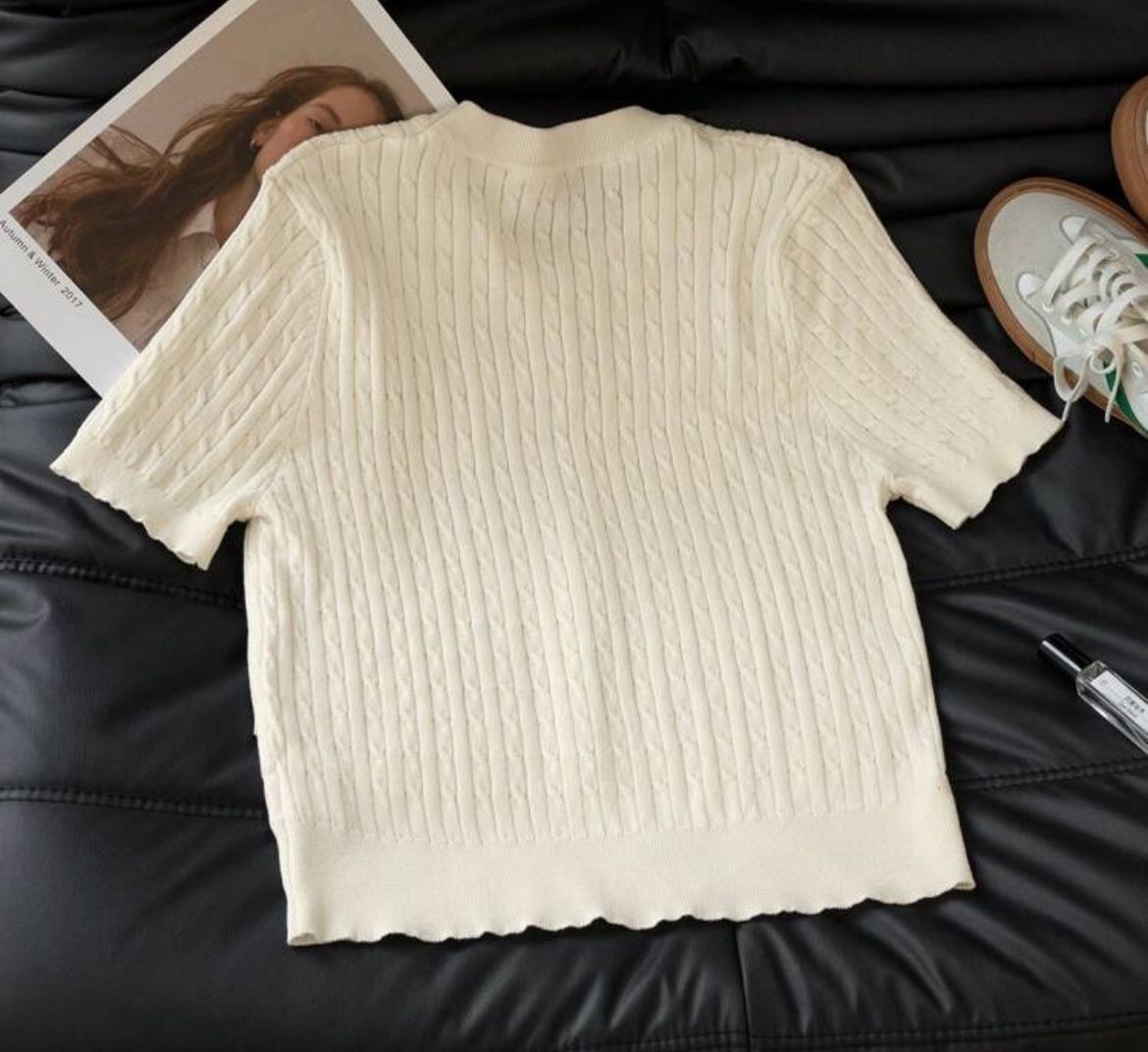 Zara Top: Sommerlicher Strickpullover, creme, Grösse M, neuwertig. – Nuovo (secondo la descrizione) da Lupfig venduto da rib_7b5h