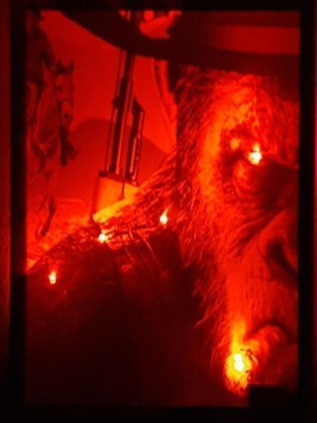 Foto & Immagini: Cowboy Gorilla smoke in Texas LED Bild – Nuovo e nell'imballaggio originale da Kilchberg ZH venduto da ruedi34 1