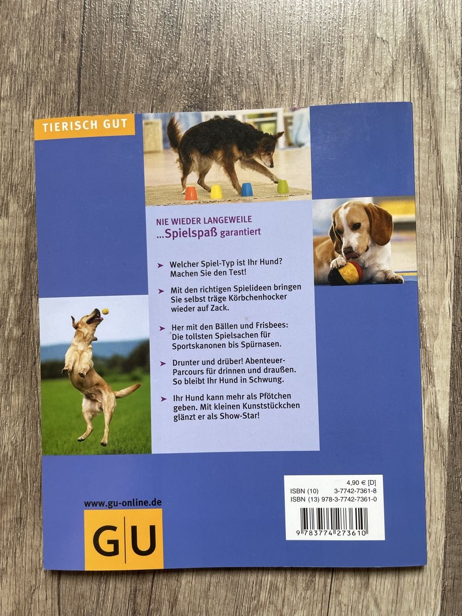 Libri: Hunde Spiele Buch – Usato da Niederlenz venduto da wuermli83 1