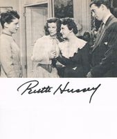 Ruth Hussey 1911-2005 Autogramm signiert Karte 10x15cm