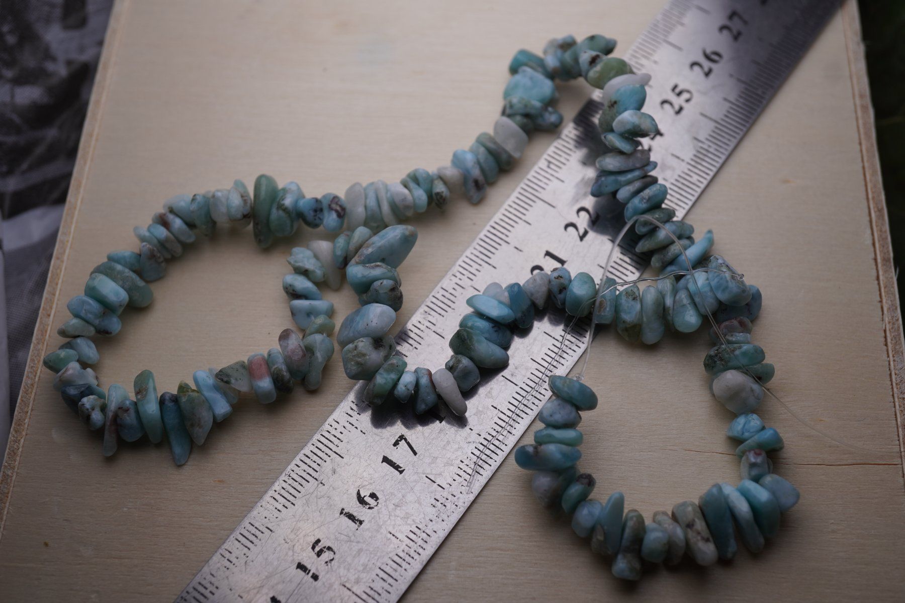 Mineralien & Heilsteine: Larimar Splitter   Strang       ab 1.-  Auktion – Neu und originalverpackt aus Eschenbach SG von topstone 1