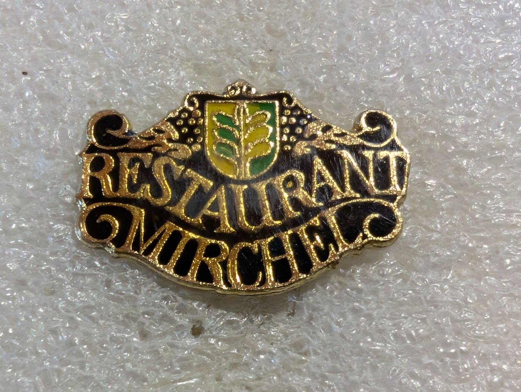 Placchette & Badge: Ansteckpin 228: Restaurant Mirchel – Usato da Oppligen venduto da Pin-Fall-Shop