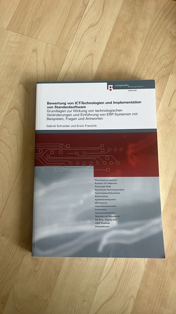 Libri: ICT-Technologien & Implementation: Standardsoftware Buch – Nuovo (secondo la descrizione) da Zürich venduto da inet1976