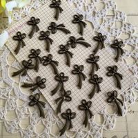 24 Anhanger Charm Metall noeud  pendentif
