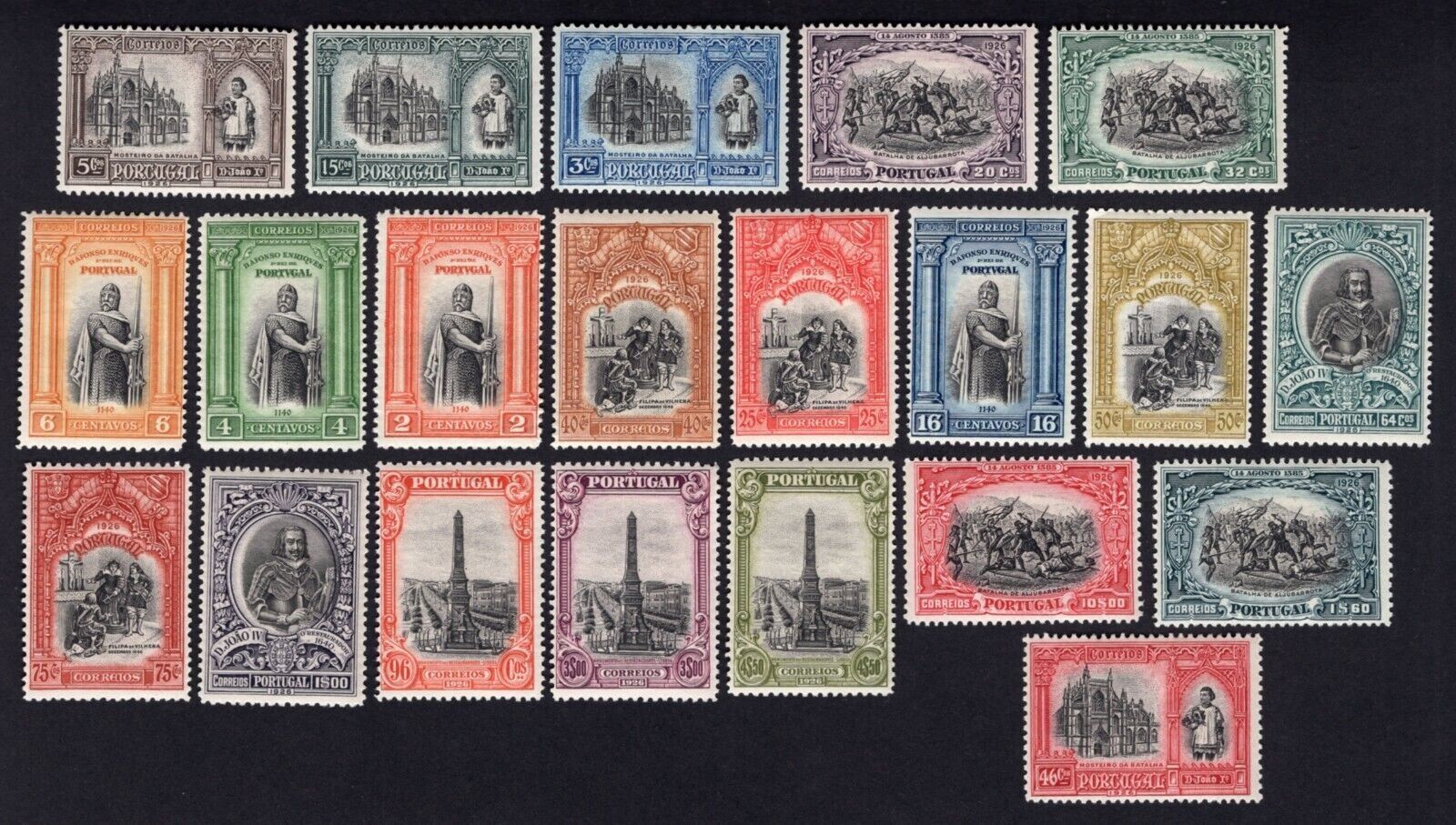 Tutti i francobolli: Portugal 1926 MH* – Nuovo (secondo la descrizione) da Laupersdorf venduto da Rc.Jb