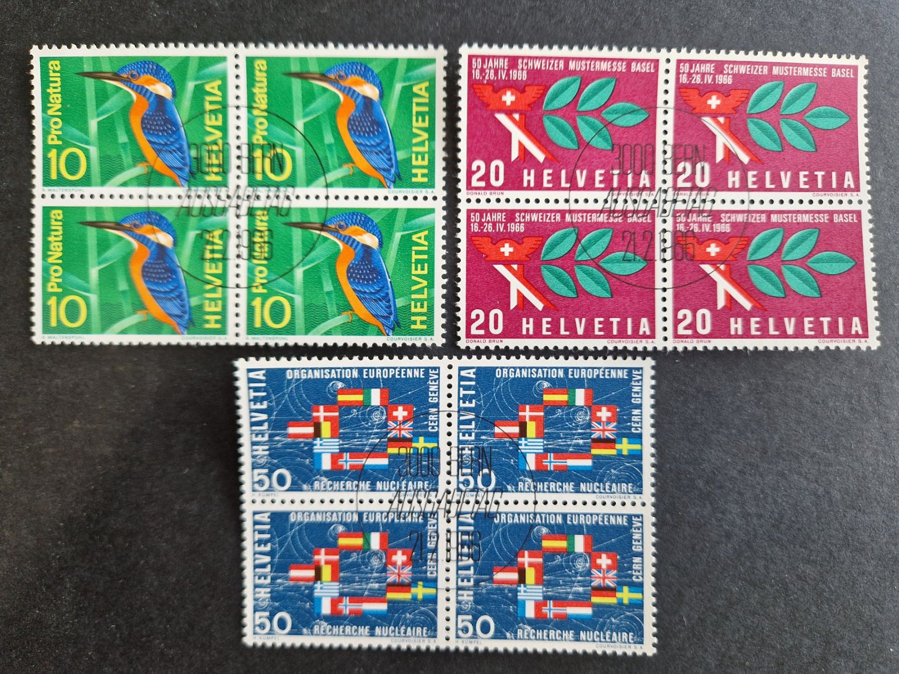 Tutti i francobolli: 439 - 441    4 block ET gestempelt – Usato da Bouveret venduto da hckoala
