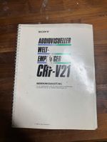 SONY CRF-21 Original ANleitung