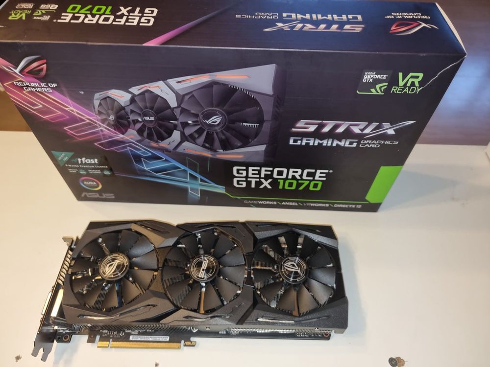 Asus Strix Gtx 1070 8gb Grafikkarte Kaufen Auf Ricardo