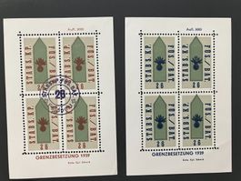 Soldatenmarken 1939/45, 9 vers. Blocks