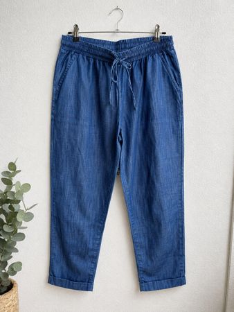 👖 Leichte LC Waikiki Sommerhose Gr. 40 Blau wie neu