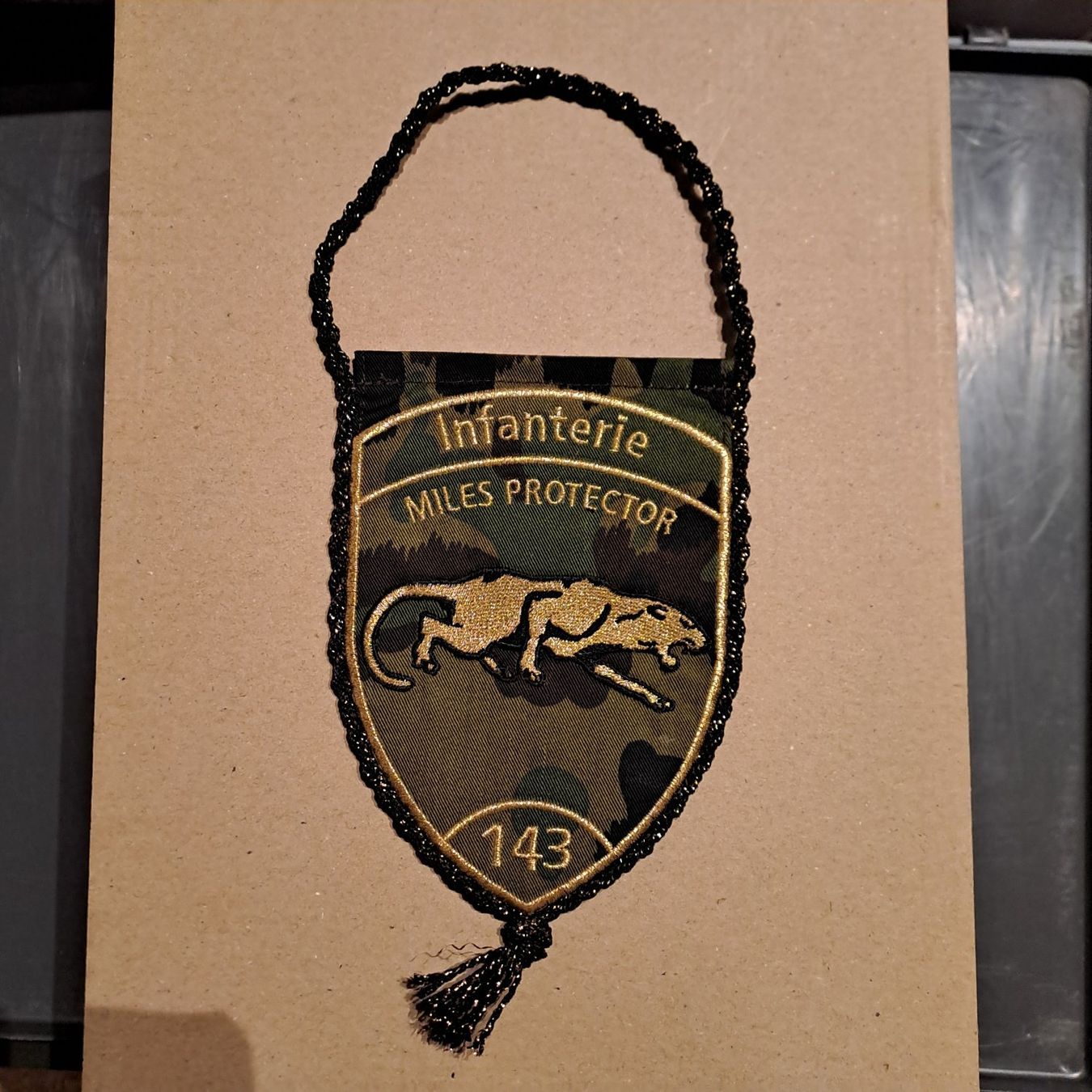 Schweizer Armee Placchette & Badge: Wimpel Infanterie 143 – Nuovo (secondo la descrizione) da Gipf-Oberfrick venduto da Mig_29