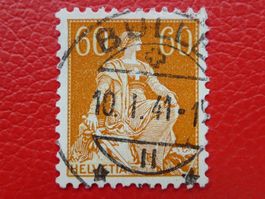 1940: Helvetia m.Schwert: Nr.140y Voll-O BULLE, Kat: 150.-