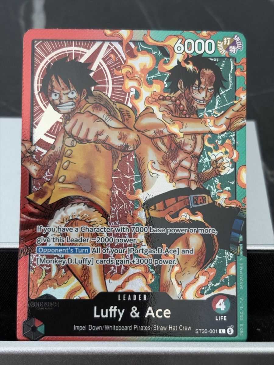 Bandai Carte collezionabili: One Piece ST30-001 Luffy&Ace, Englisch – Nuovo (secondo la descrizione) da St. Gallen venduto da cambitcg