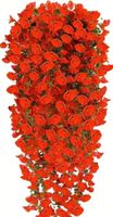 Künstl. Petunien Zweig (rot 73 cm)