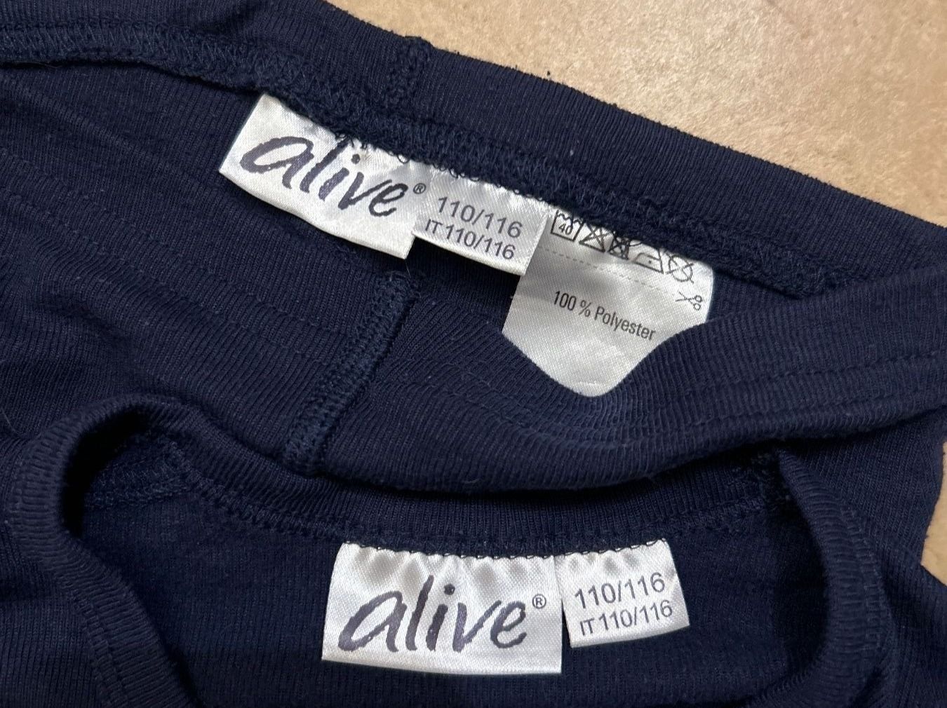 Biancheria intima: Alive Thermo Unterwäsche Set Gr. 110/116 – Usato da Guntershausen venduto da Gloominati 3