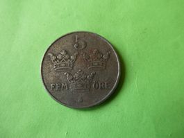 Schweden 1945, 5 Oere