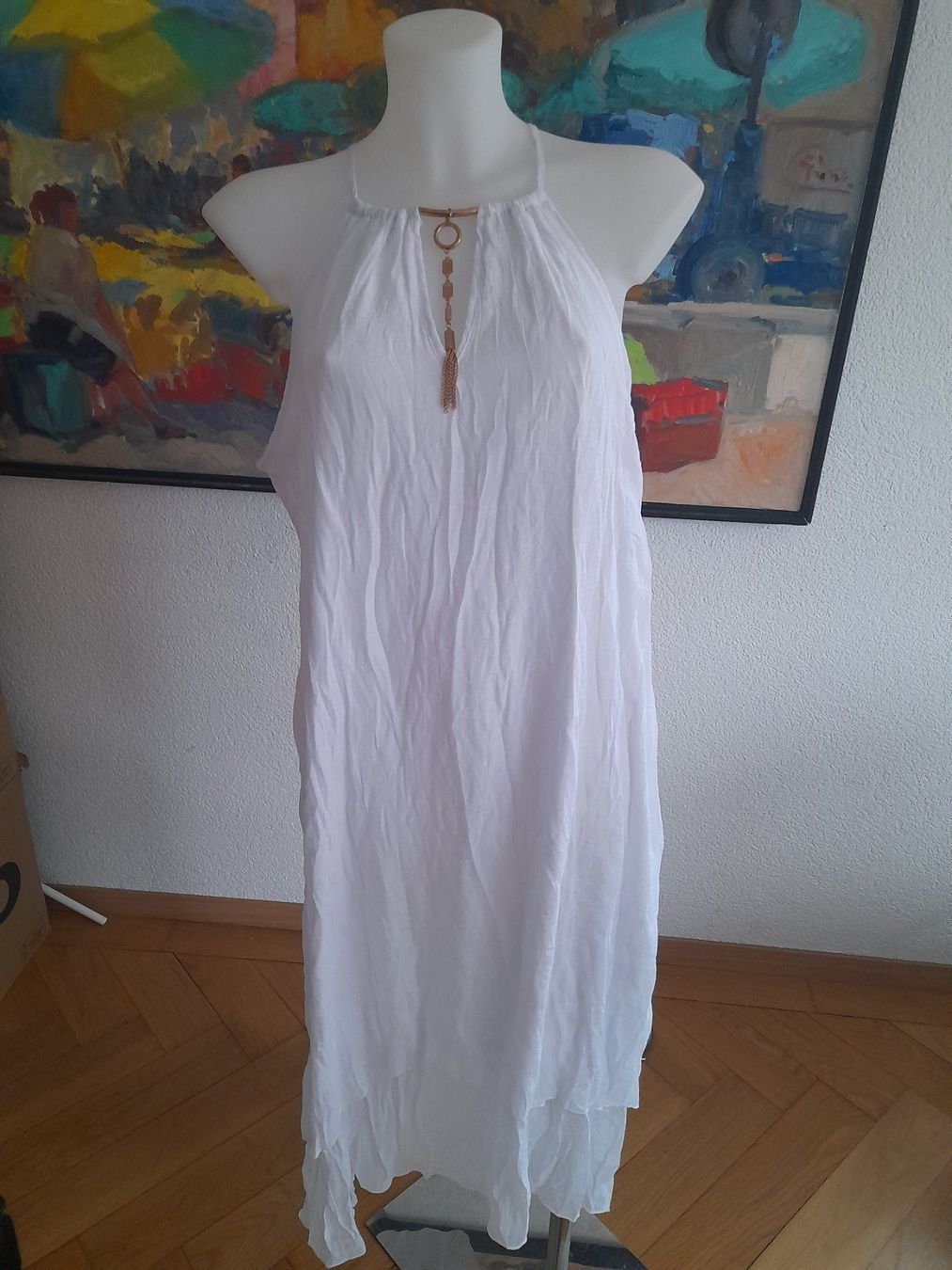 Kleider: Weisses Sommerkleid - Elegant & Luftig Gr.XL – Neu und originalverpackt aus Thalwil von all_j96l 1