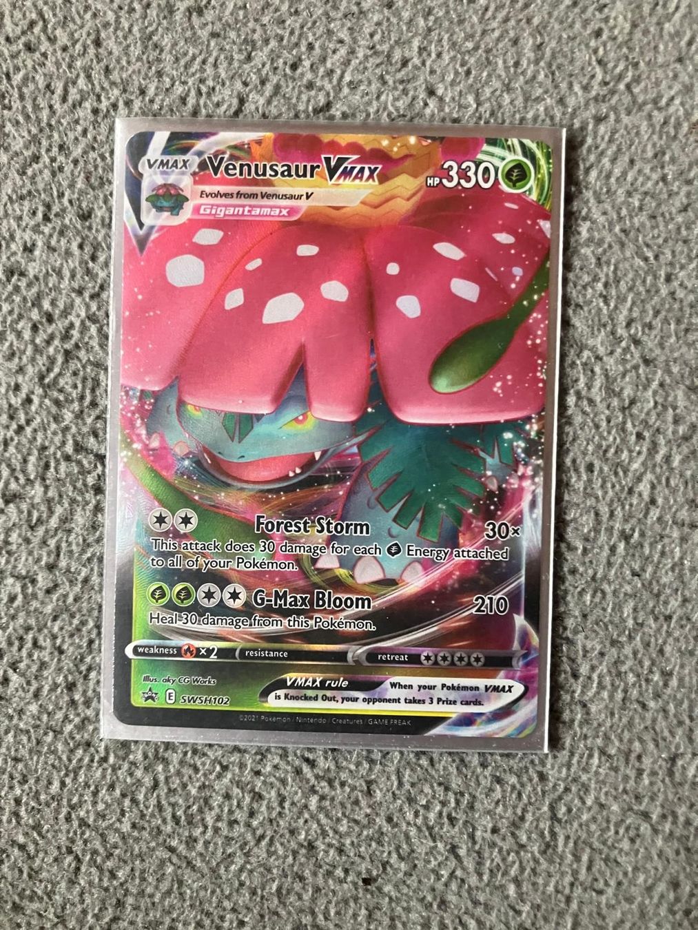 Pokémon Carte collezionabili: Bisaflor VMAX (SWSH102) – Usato da Watt venduto da bentob2012 2