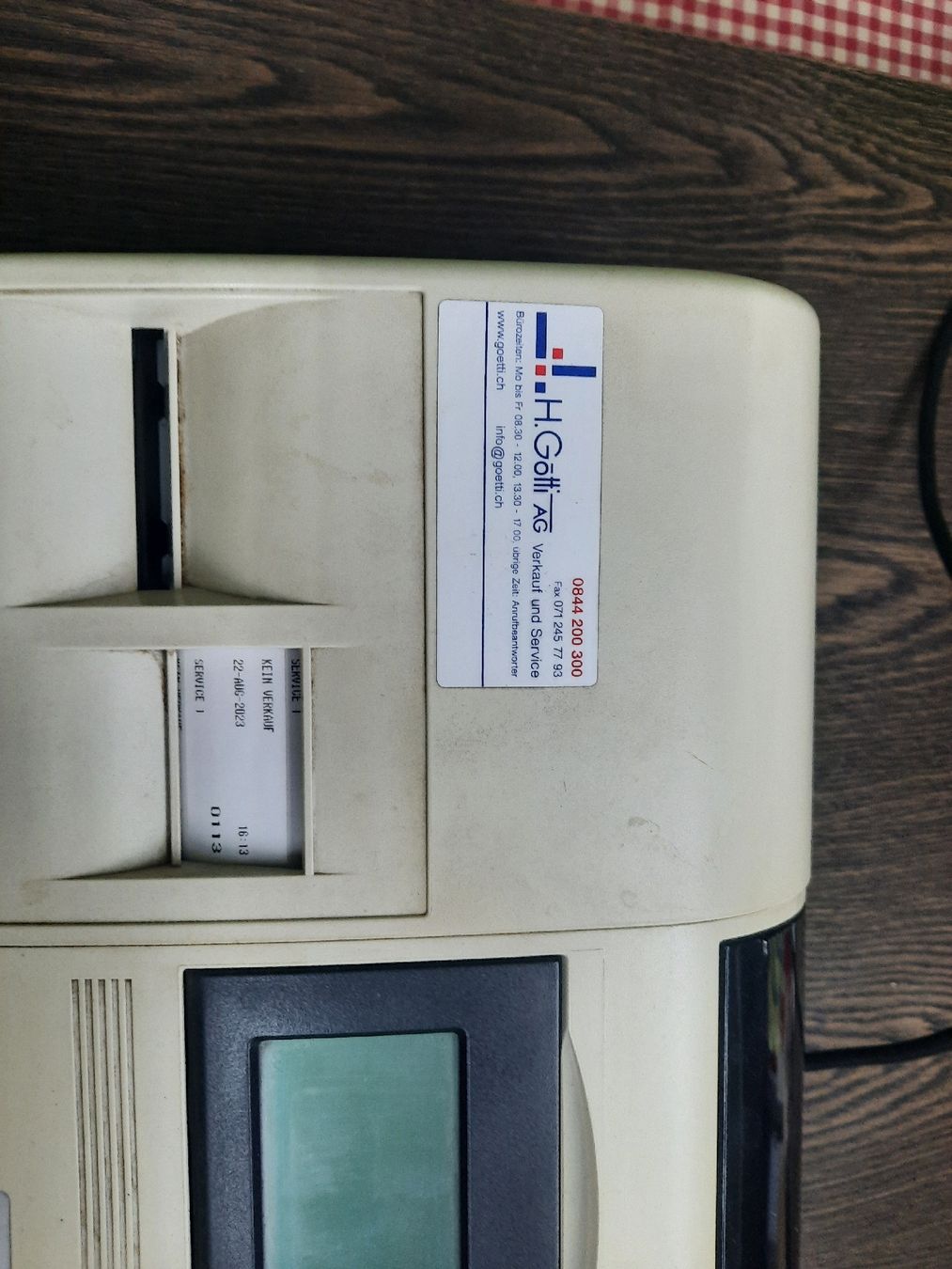 Registratore di cassa: Kassensystem ECR 400TP Olympia + 36 Thermo-Rollen – Usato da Oberuzwil venduto da FJC 2
