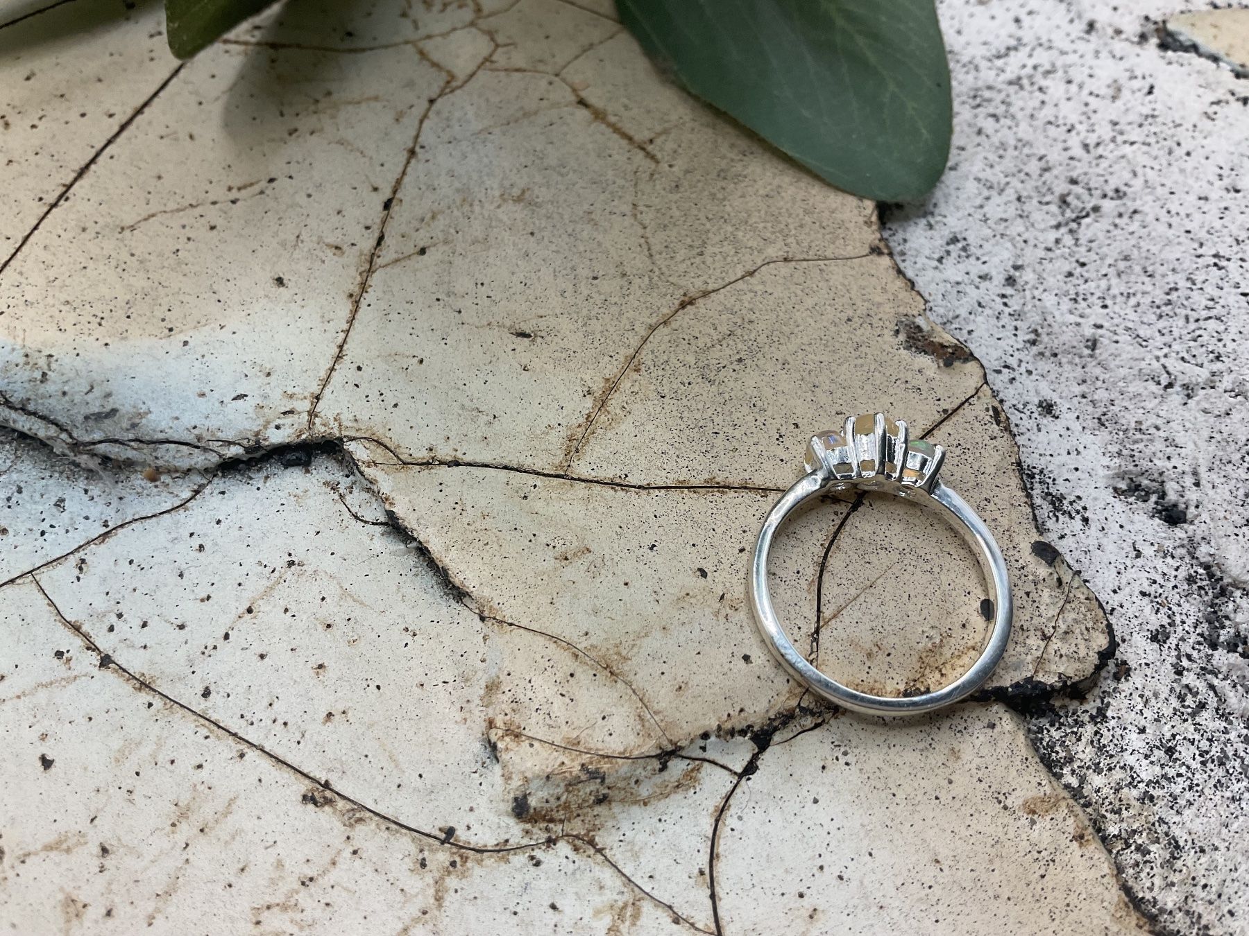 Anelli: Opalring Edel und fein, Gr,54.5 – Nuovo (secondo la descrizione) da luzern venduto da Alpendorf1 3