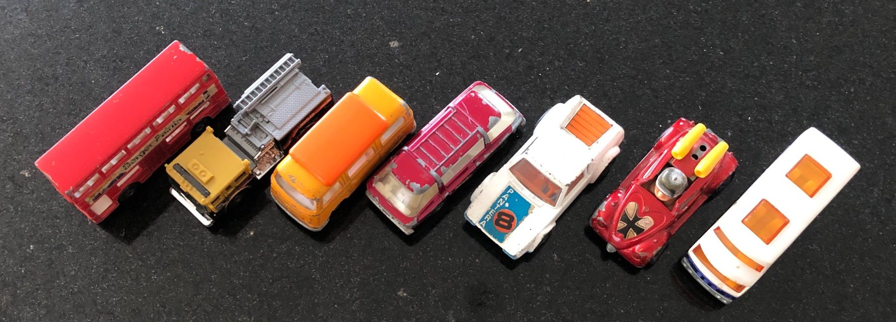 Matchbox Giocattoli: MATCHBOX - 7 bespielte Autos – Usato da Gunzwil venduto da feel_good 4