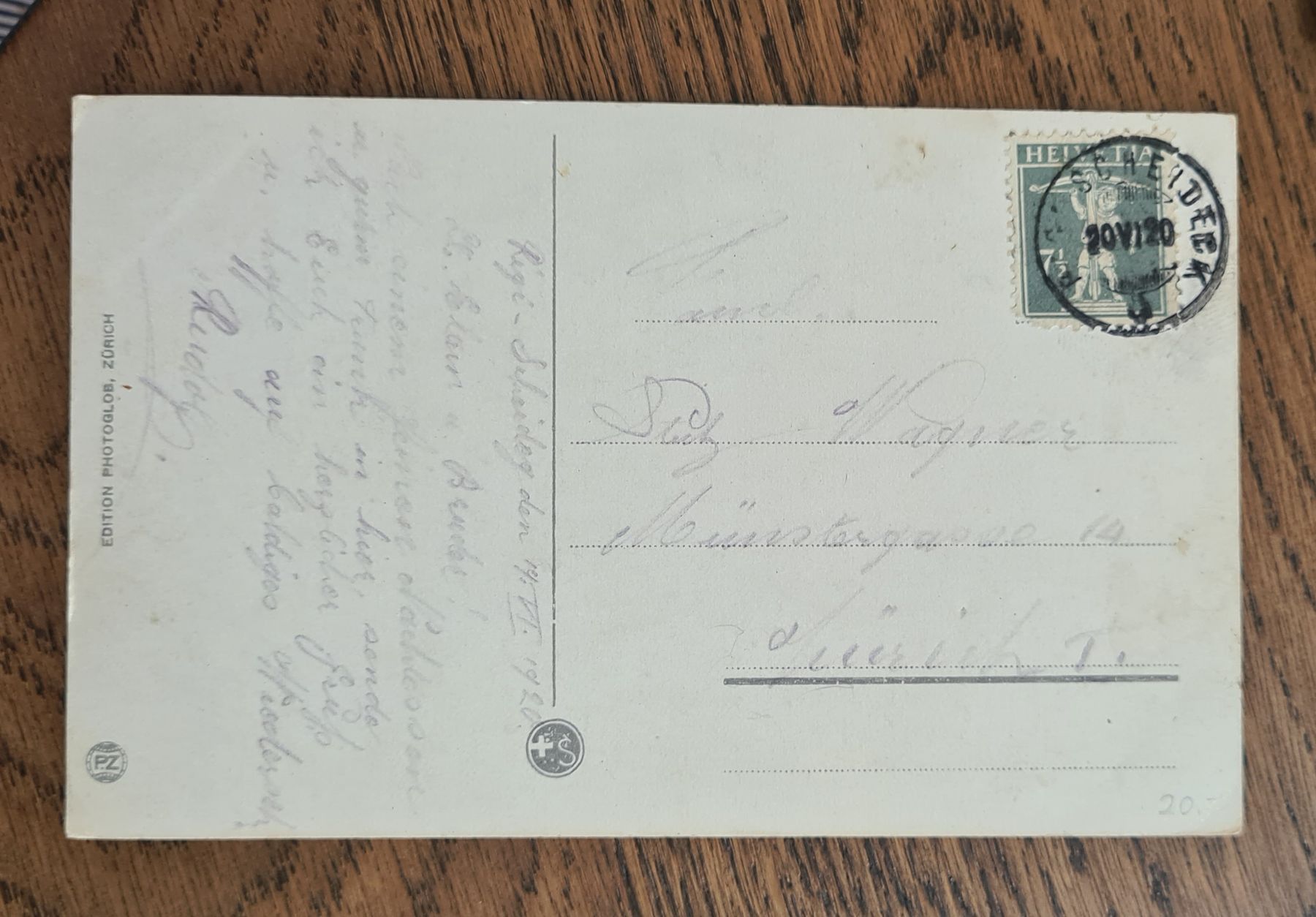 Cartoline postali: Gersau 1920 – Usato da Ebikon venduto da Donar50 1