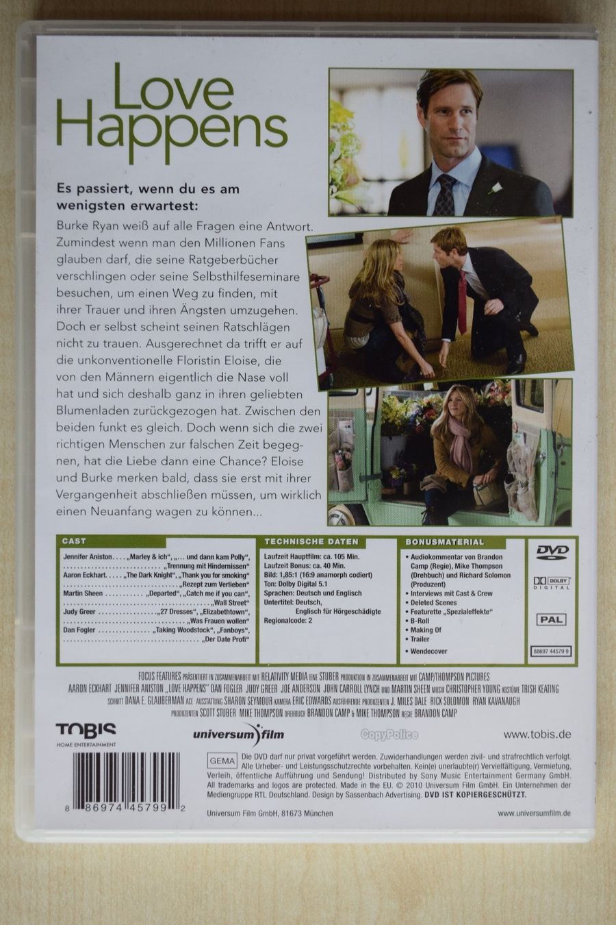 Tous les DVDs: Love Happens (253) – D'occasion à Reutigen par DONDON55 1
