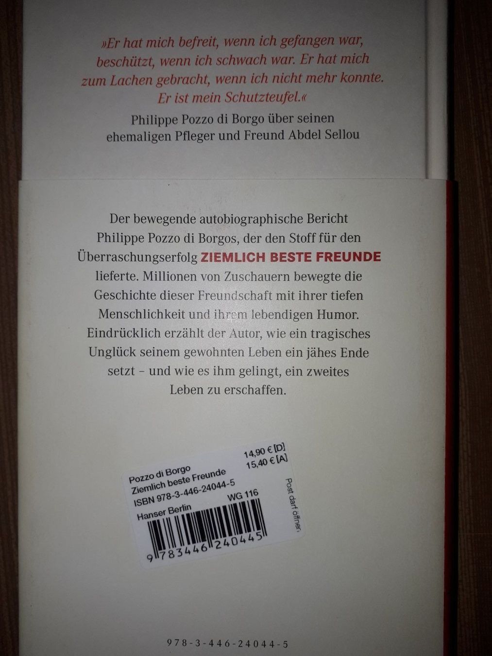 Libri: P. Pozzo di Borgo Ziemlich beste Freunde – Usato da Basel venduto da Alacant 1