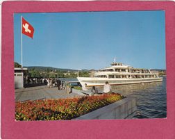 Zürich Schiffstation Bürkliplatz  Schiff Helvetia