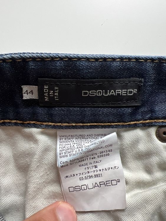 DSQUARED2 Jeans Men's Size 44 Blue Denim Italy 5