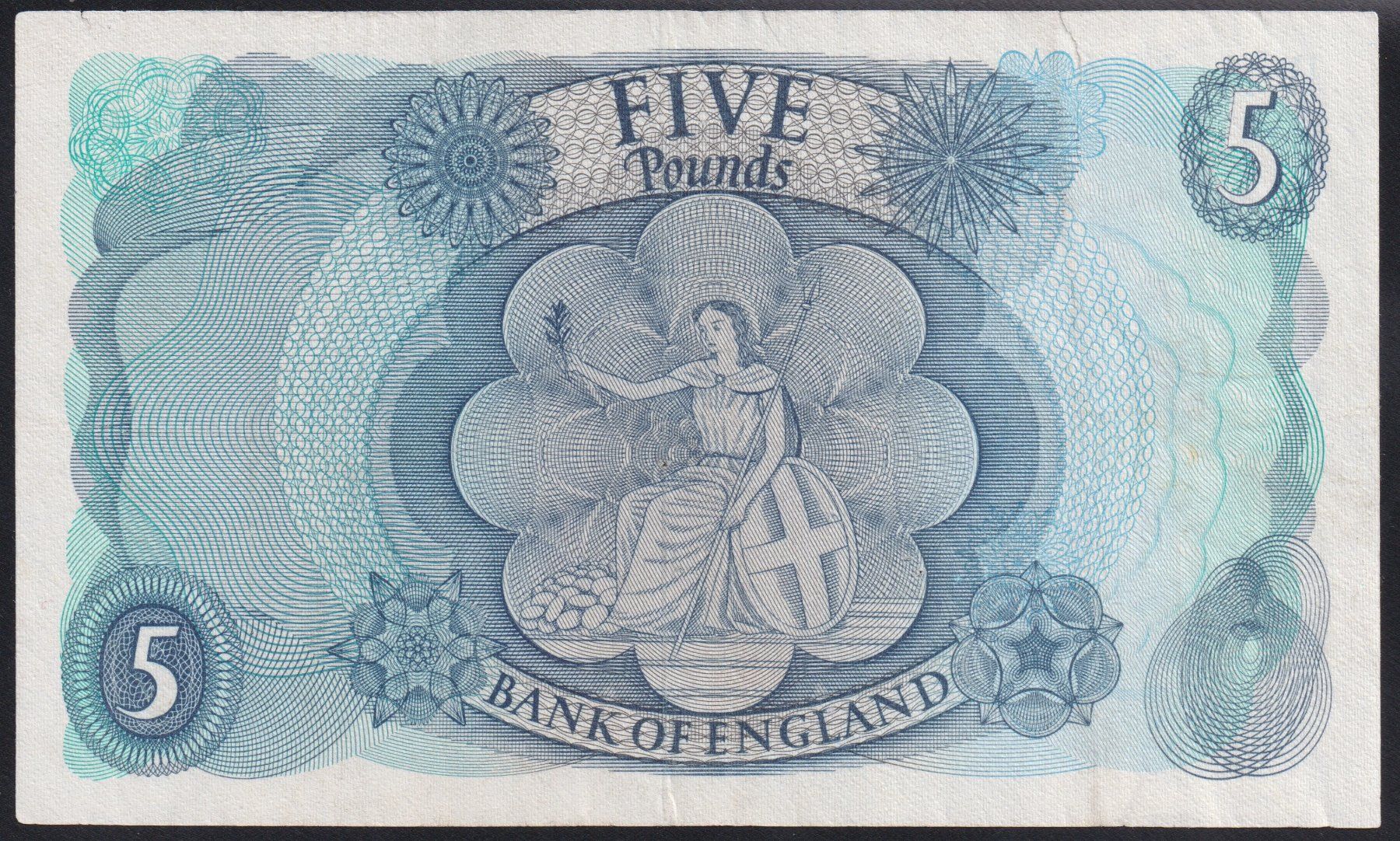 Billets de banque: England 5 Pounds 1966 – D'occasion à Brugg AG par banknoten_muesli 1