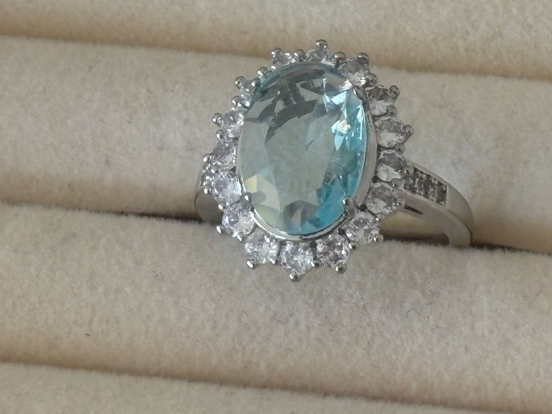 Ringe: Luxus Elegante Gr.19/9 Ring Farbe: Silber /Blau – Neu (gemäss Beschreibung) aus Biel-Bienne von Roserosse13 1