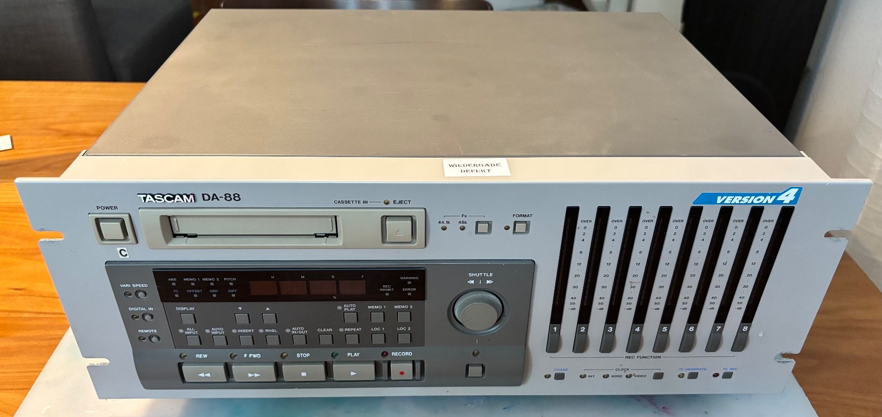 Tascam Aufnahmegeräte: Tascam DA-88 - Digital Multitrack Recorder - DEFEKT – Defekt aus Zürich von Dries