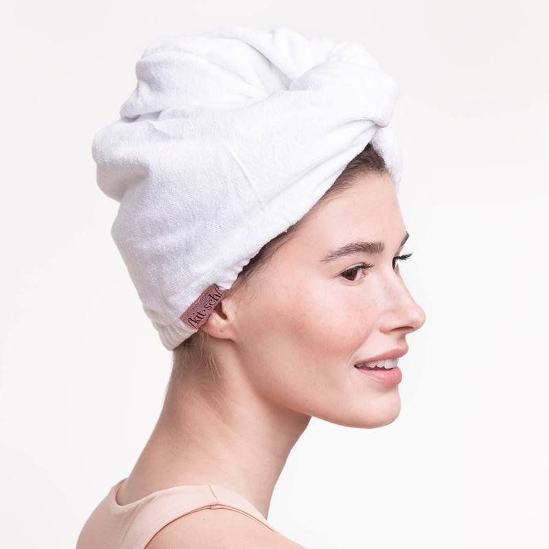 Teli da bagno: Kitsch Microfiber Haarhandtuch Quick Dry - White – Nuovo e nell'imballaggio originale da Cham venduto da Trendy_Outlet 3