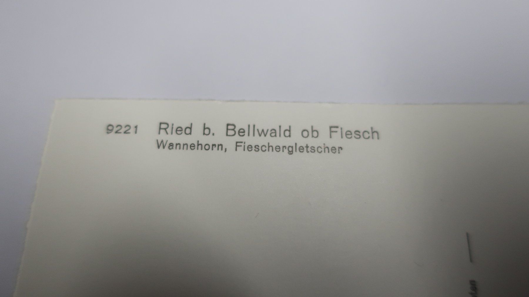Cartoline postali: Ried b. Bellwald ob Fiesch – Usato da Cormoret venduto da Pascalll2001 4
